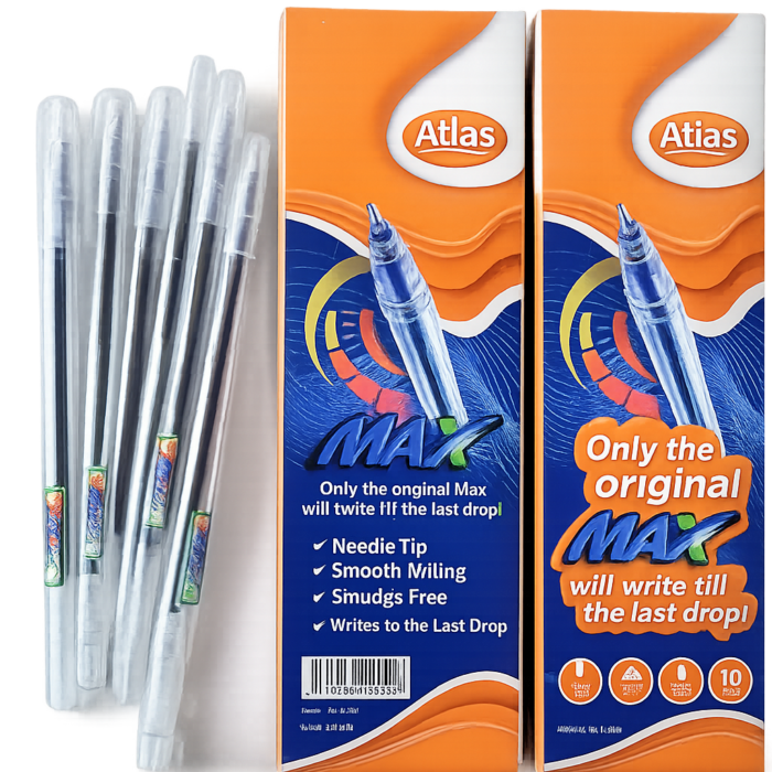 Atlas Max Ball Point Pen Pack of 10