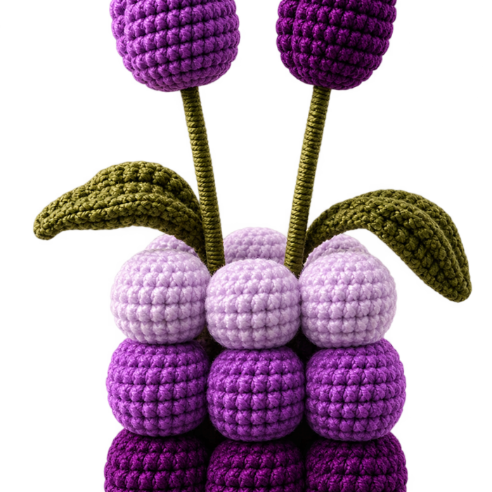 Pen holder crochet