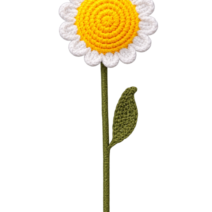 Crochet Sunflower 1 pcs